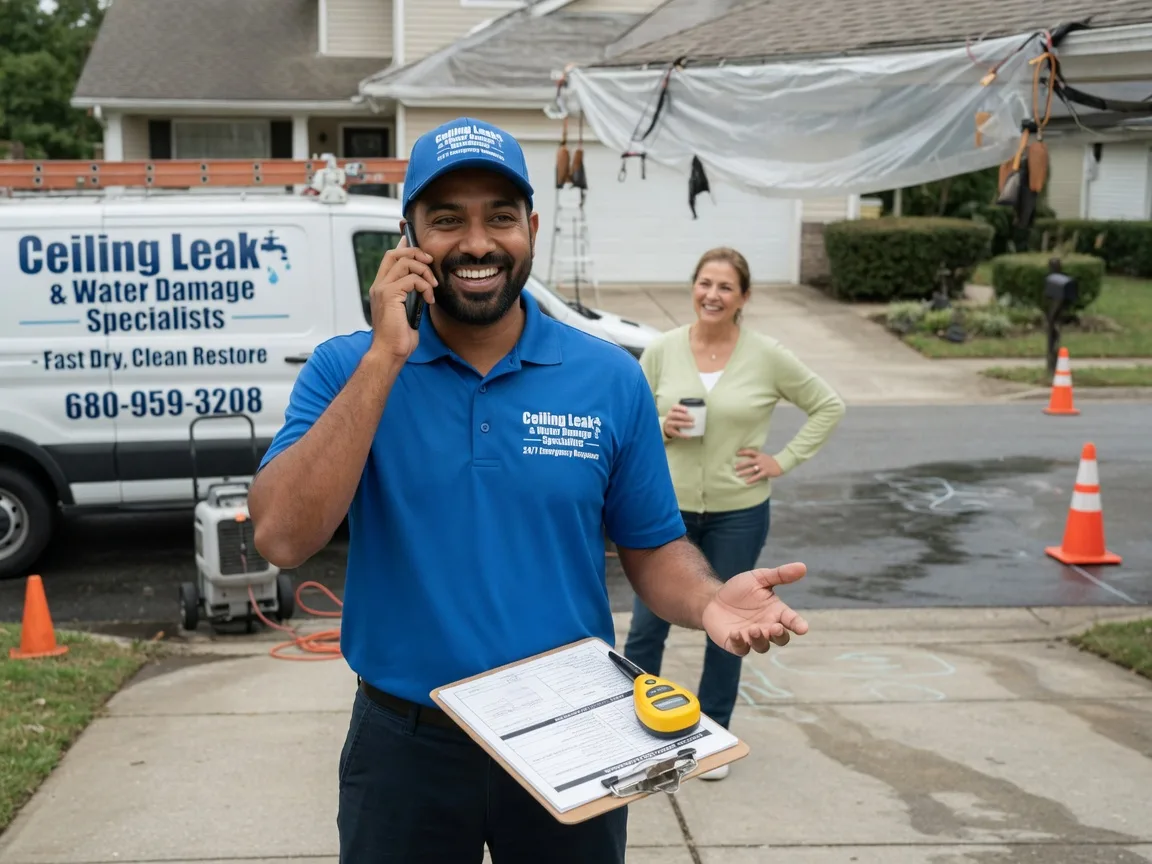 Ceiling Leak Cleanup Mcfarland, KS FAQs